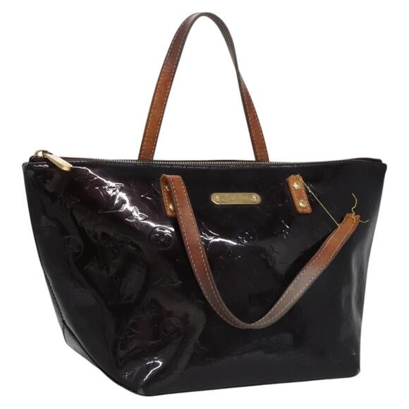 LOUIS VUITTON Monogram Vernis Bellevue PM Hand Bag Amarante M93585 - Picture 1 of 13